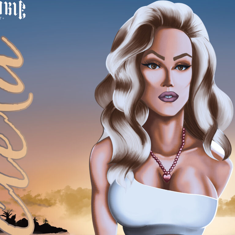 Miciela Pinup Digital Illustration