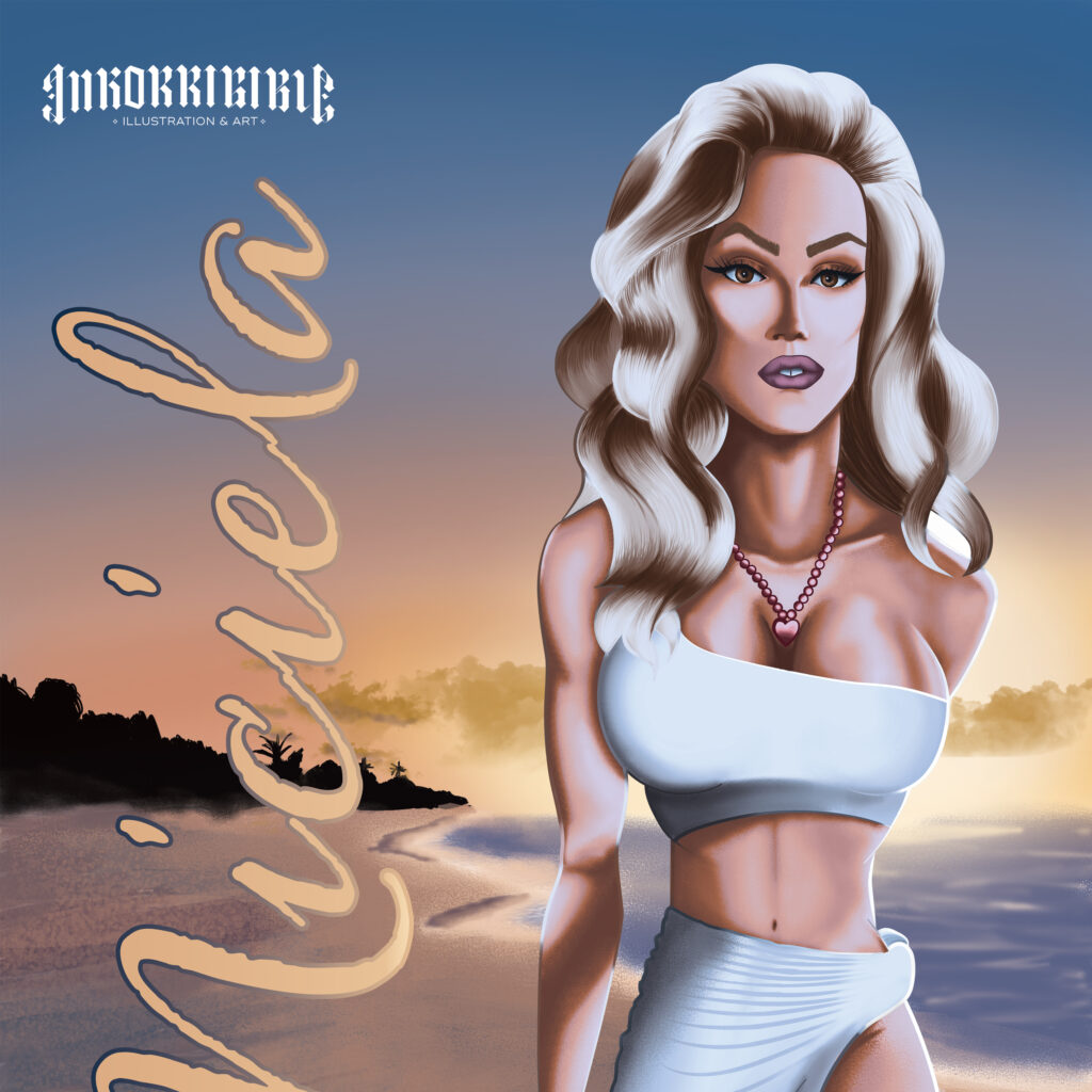 Miciela Pinup Digital Illustration