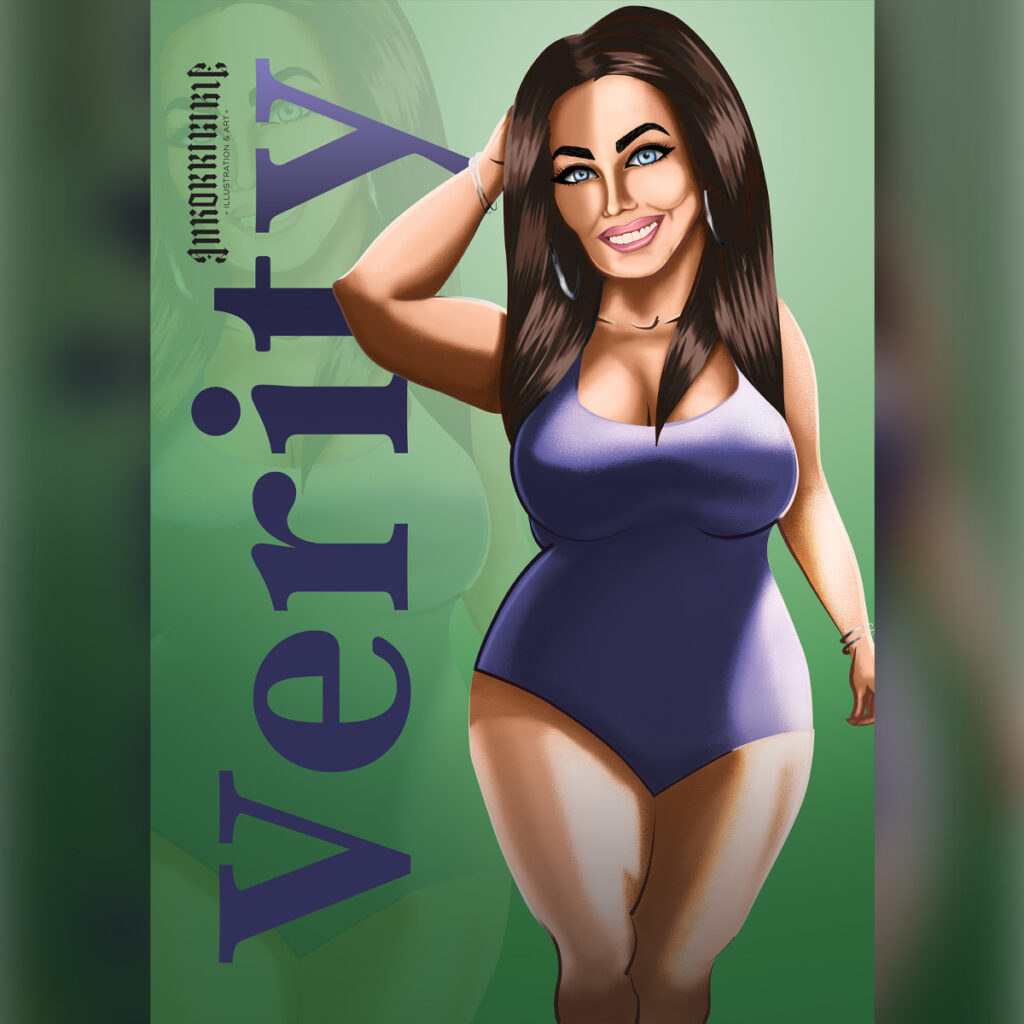 Verity Pinup Illustration
